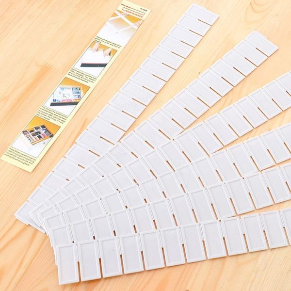 4 PCS 7x43cm S Heightening and Thickening Multiple Free Combination Plate Cabinet Drawer Partition Board Storage Organizer - Image 3