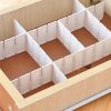 4 PCS 12.7x43cm L Heightening and Thickening Multiple Free Combination Plate Cabinet Drawer Partition Board Storage Organizer