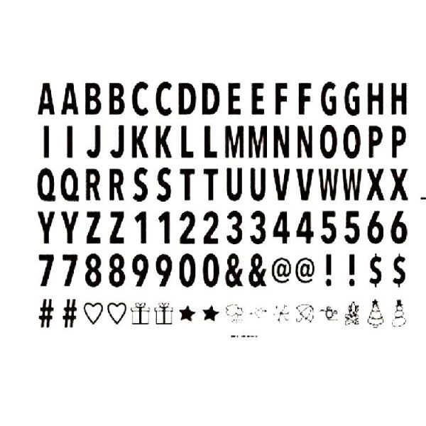 Alphabet Handmade Puzzle Light Box Decoration Night Light Home Decoration with Black and White Card (Pink box pink strip) - Image 6