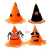 Halloween Decorative Cap Cartoon Hat Jewelry Makeup Costume Props (Orange Pumpkin) - Image 4