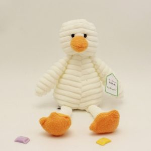 Striped Animal Plush Toy Doll Creative Animal Doll, Type: Duck, Height: 33cm