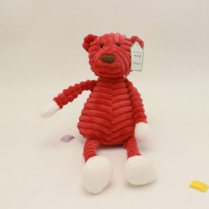Striped Animal Plush Toy Doll Creative Animal Doll, Type: Bear, Height: 33cm