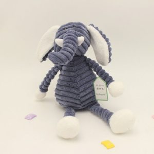 Striped Animal Plush Toy Doll Creative Animal Doll, Type: Elephant, Height: 42cm