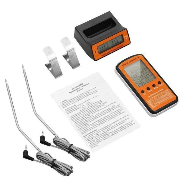 Wireless Remote BBQ Thermometer Dual Probe Digital Cooking Meat Food Oven Thermometer - Image 7
