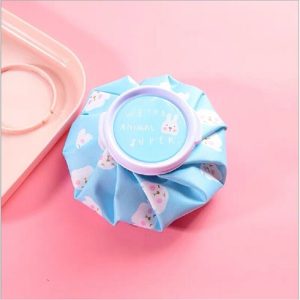 Reusable Care Bags Hot Water Bottle Ice Bag (Blue Puppy)