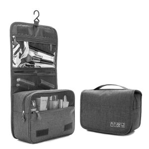 Cubes Portable Large Capacity Simple Multi-function Organize Bag Travel Storage Bag (Grey)