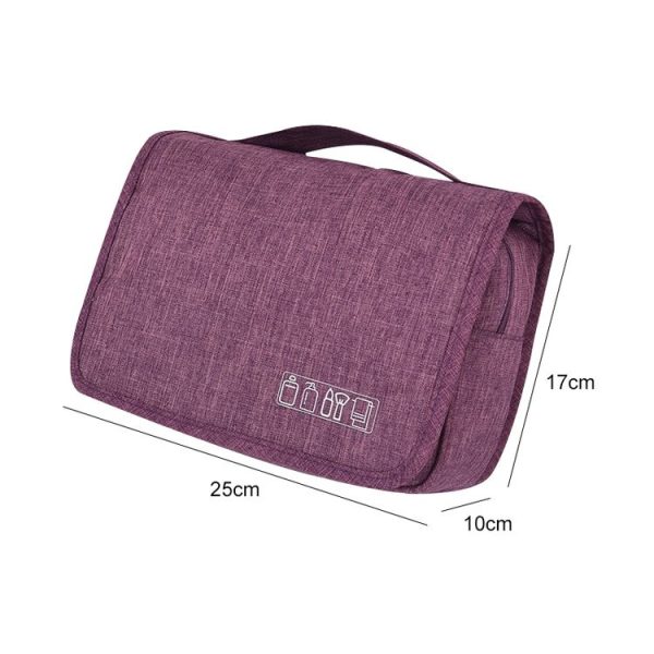 Cubes Portable Large Capacity Simple Multi-function Organize Bag Travel Storage Bag (Grey) - Image 2