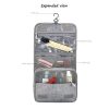 Cubes Portable Large Capacity Simple Multi-function Organize Bag Travel Storage Bag (Grey) - Image 3