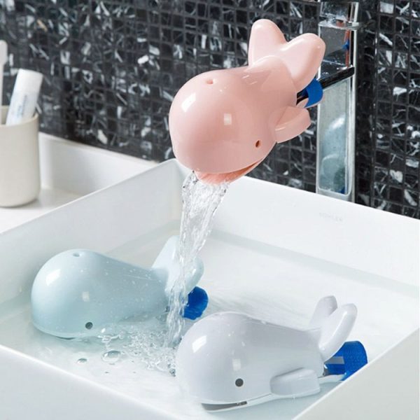 Children Hand Washing Water Cartoon Long Anti Splashing Sink Faucet Extender (Grey) - Image 10