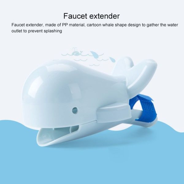 Children Hand Washing Water Cartoon Long Anti Splashing Sink Faucet Extender (Grey) - Image 5
