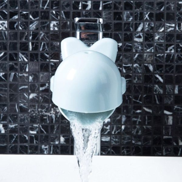 Children Hand Washing Water Cartoon Long Anti Splashing Sink Faucet Extender (Grey) - Image 8