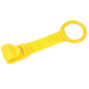Crib Fence Hook Crib Car Toddler Pull Ring (Yellow)
