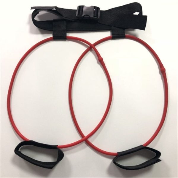 Leg Training Elastic Band Natural Latex Yoga Stretch Band Fitness Supplies, Color: Black 35LB - Image 3