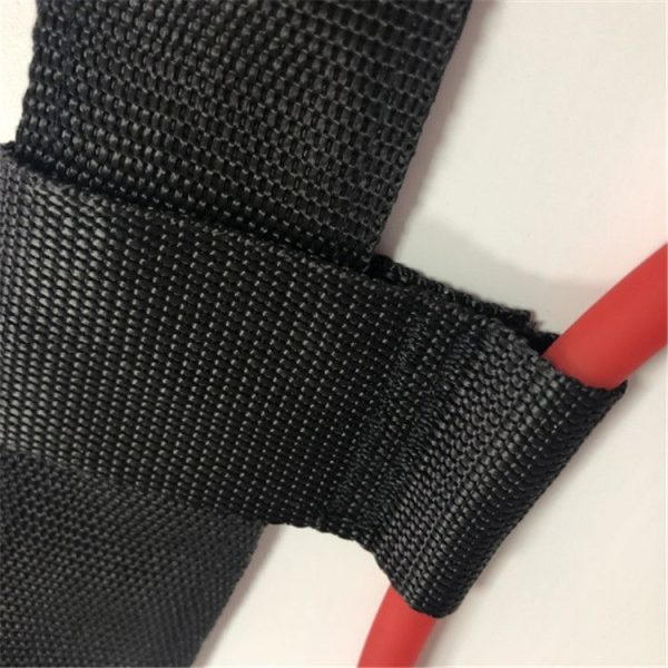 Leg Training Elastic Band Natural Latex Yoga Stretch Band Fitness Supplies, Color: Black 35LB - Image 4