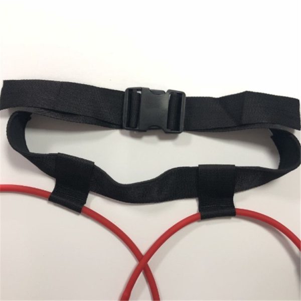Leg Training Elastic Band Natural Latex Yoga Stretch Band Fitness Supplies, Color: Black 35LB - Image 6