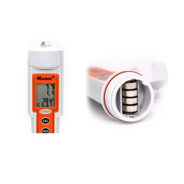 Kedida CT6021A PH + Temp Meter Portable LCD Digital Water Testing Measurement Pen - Image 6