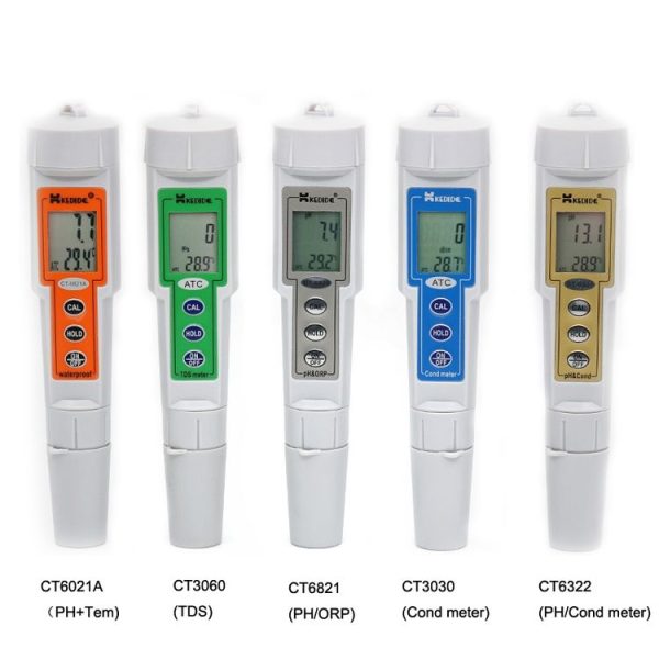 Kedida CT6021A PH + Temp Meter Portable LCD Digital Water Testing Measurement Pen - Image 7