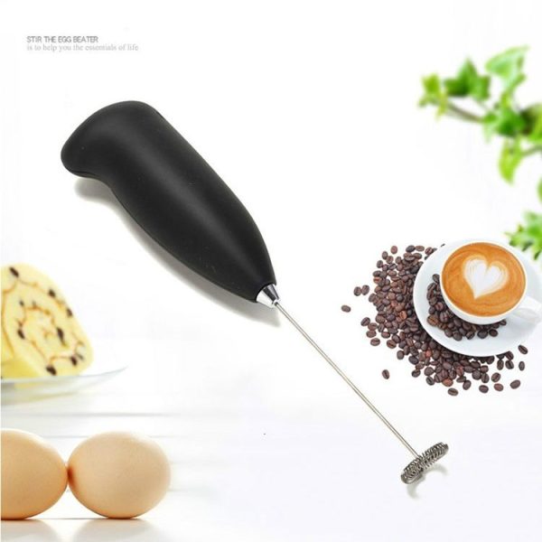 Mini Electric Milk Frother Stainless Steel Handheld Egg Beater Household Small Coffee Foam Frother Milk Foam Maker Mixer Tools - Image 4