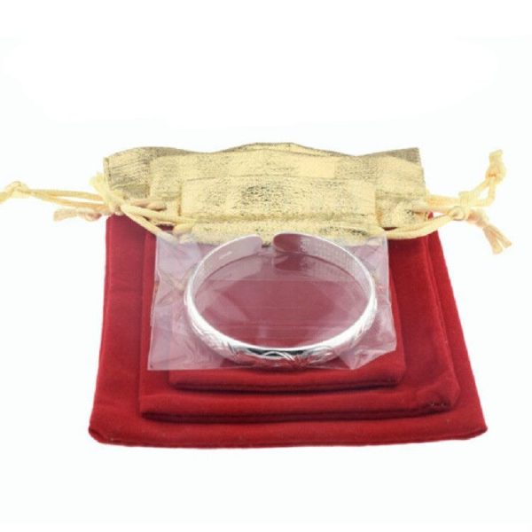 Velvet Bag Jewelry Storage Bag Christmas New Year Holiday Blessing Bag, Size: 10x12cm (Black) - Image 3