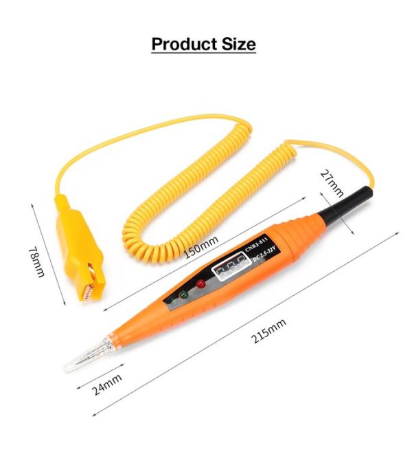 Auto Circuit Repair Digital Display Test Pen Repair Line Induction Test Pen Car Test Pen Test Light 2.5-32V - Image 3