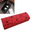 Lattice Pattern Portable Glasses Box (Red)
