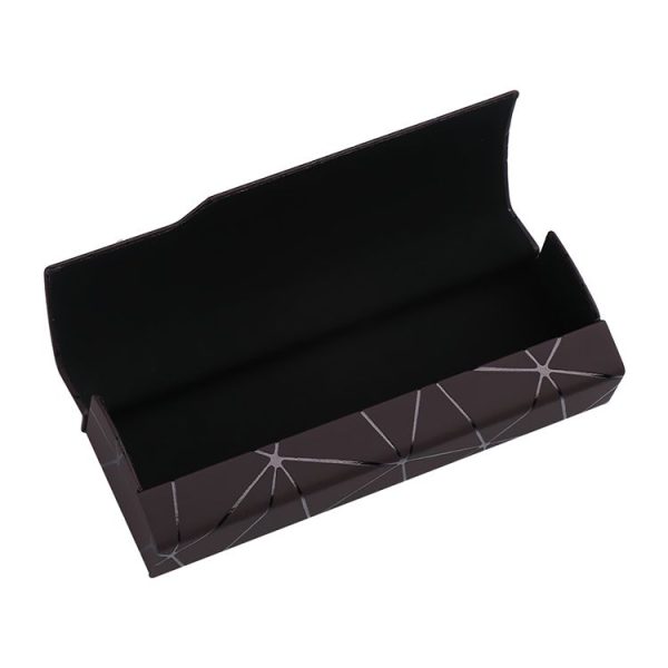 Lattice Pattern Portable Glasses Box (Red) - Image 3