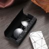 Lattice Pattern Portable Glasses Box (Red) - Image 5