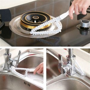 Multi Function Vanity Window Groove Decontamination Brush Cleaning Tool