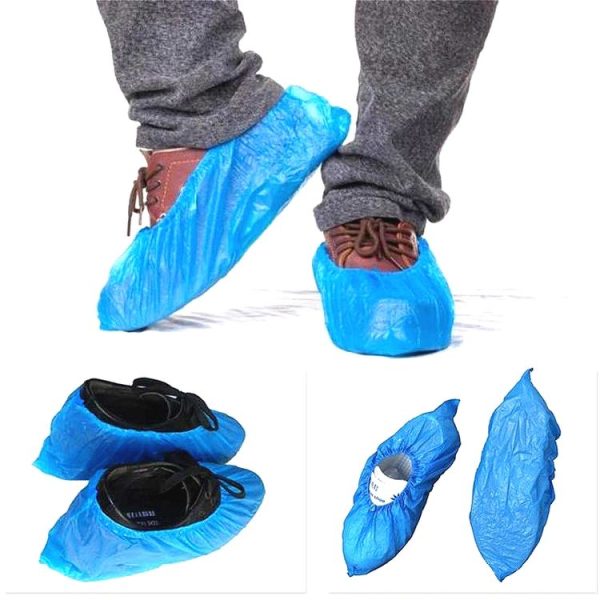 100 PCS 1.5g / pcs Rainy Day Disposable Plastic PE Thick Outdoor Shoe Cover - Image 3