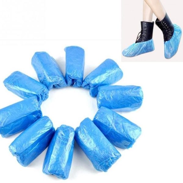 100 PCS 1.5g / pcs Rainy Day Disposable Plastic PE Thick Outdoor Shoe Cover - Image 5