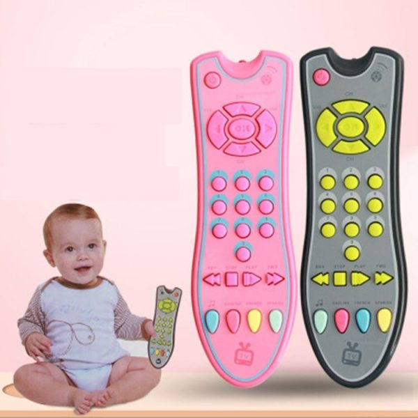 Children's Simulation Remote Control Baby Multi-function Puzzle Early Education Enlightenment Toy (Yellow) - Image 5