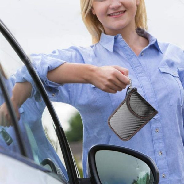 Antimagnetic RFID Car Key Mobile Phone Bag Shielding Set Radiation Cell Phone Pocket - Image 2