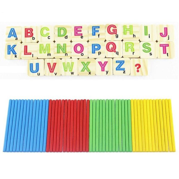 Montessori Early Learning Math Tools Digital Stick Children Kindergarten Teaching Aids (Magnetic Stickers) - Image 2