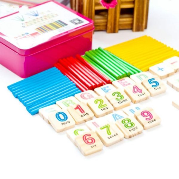 Montessori Early Learning Math Tools Digital Stick Children Kindergarten Teaching Aids (Magnetic Stickers) - Image 6