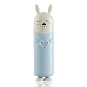 Cartoon Children Toothbrush Box Baby Fashion Bunny Tooth Box Travel Toothbrush (Blue)