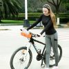 Bicycle Round Charter Handle Bag With Touchscreen Window Waterproof Oxford Cloth Shock Absorption Outdoor Riding Bag (Orange) - Image 5