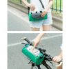 Bicycle Round Charter Handle Bag With Touchscreen Window Waterproof Oxford Cloth Shock Absorption Outdoor Riding Bag (Orange) - Image 7