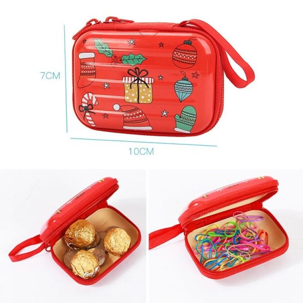 Christmas Cartoon Coin Purse Creative Square Storage Box Key Case (Type 1) - Image 5