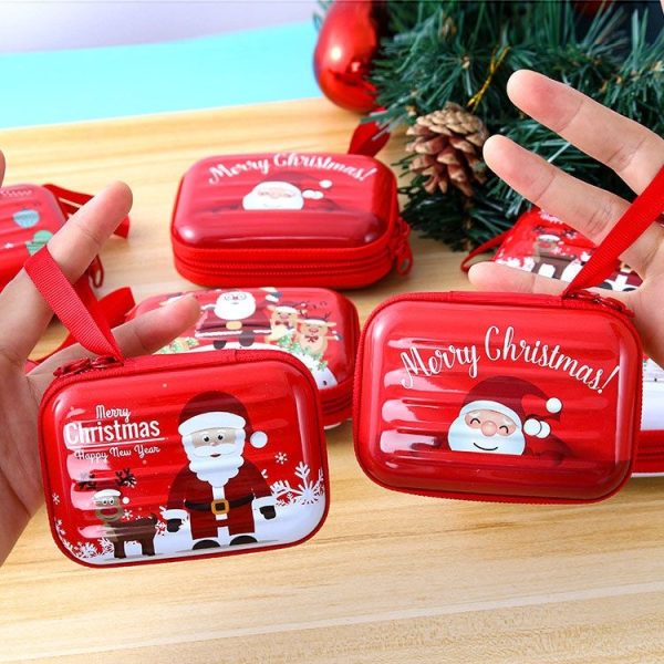 Christmas Cartoon Coin Purse Creative Square Storage Box Key Case (Type 1) - Image 6