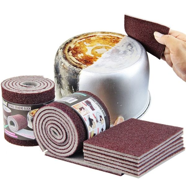 5 PCS Kitchen Decontamination Rust Nano Cleaning Dishwashing Sponge Magic Wipe, Size: Single Piece 9 x 13.5cm - Image 6