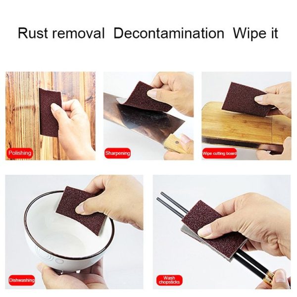 5 PCS Kitchen Decontamination Rust Nano Cleaning Dishwashing Sponge Magic Wipe, Size: Roll 9 x 100cm - Image 4