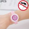 2 PCS Child Pregnant Women Can Use Mosquito Repellent Watches for Long-Lasting Repellent, Random Color Delivery