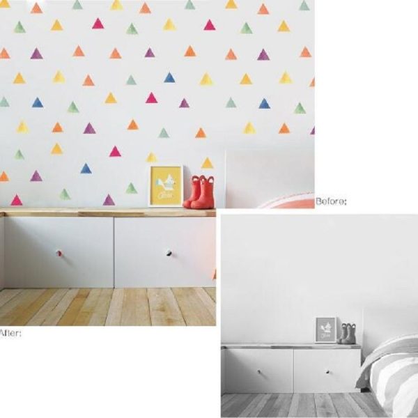 Wall Sticker Living Room Background Furniture Wall Decoration Transparent Sticker, Style: Cloud PA105 - Image 4