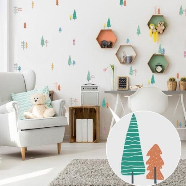 Wall Sticker Living Room Background Furniture Wall Decoration Transparent Sticker, Style: Tree PA106 - Image 3