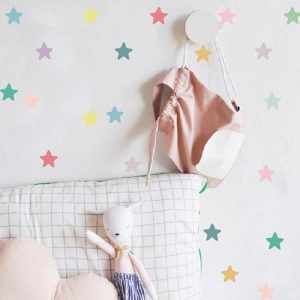 Wall Sticker Living Room Background Furniture Wall Decoration Transparent Sticker, Style: Pentagram PA108