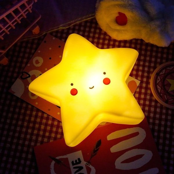 Nordic Style Cute Children Room Sleeping Nightlight Party Supply (Star D-78) - Image 2