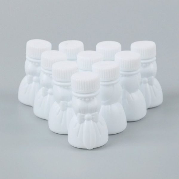10 PCS Wedding Party Gifts Empty Bubble Soap Bottles, Color: Wedding