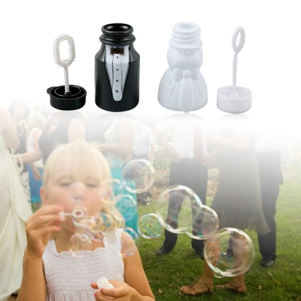 10 PCS Wedding Party Gifts Empty Bubble Soap Bottles, Color: Wedding - Image 7
