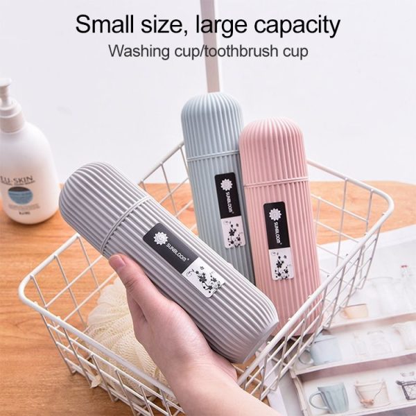 2 PCS YJ-029 Portable Toothpaste Toothbrush Protect Holder Case Travel Camping Toothbrush Storage Box (Grey) - Image 8