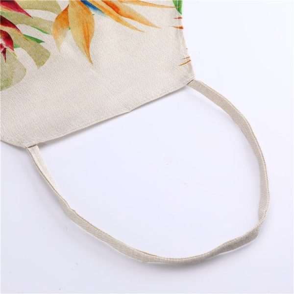 WQ0025 2 PCS Cute Cartoon Rabbit Print Kitchen Apron Cooking Tool, Size: 55x68cm (WQ0025-1) - Image 4